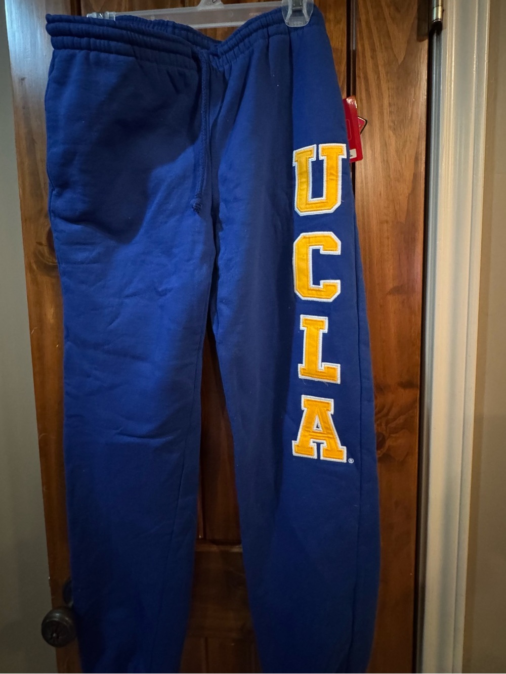 NWT UCLA Colosseum Athletics Red & Silver 20th Anniversary Shield Sweatpants